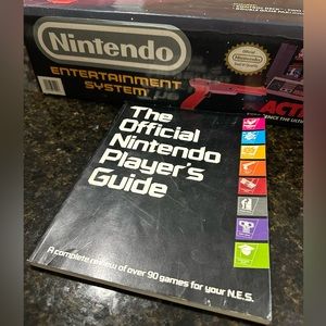 Nintendo Nes• Entertainment System ACTION SET & The Official Nintendo Guide Book